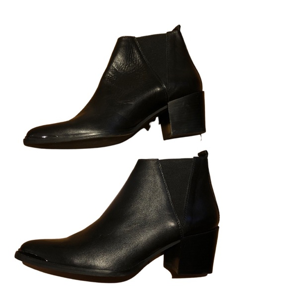 Leather Chelsea boots (made in Italy) - Picture 1 of 5